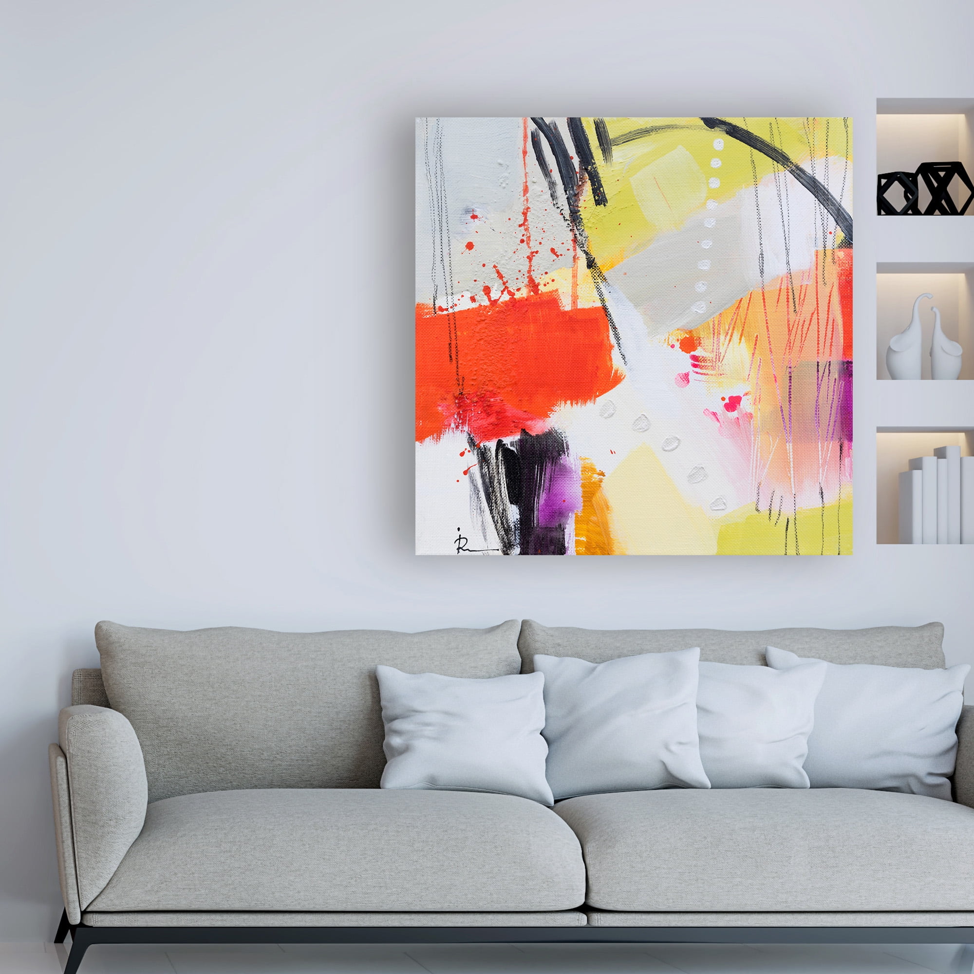 Trademark Fine Art 'Ira Ivanov Paint Expression Study 17' Canvas Art by Ira Ivanov