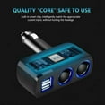 thumbnail image 2 of 12V 2 Way Dual USB Car Charger Socket Splitter Power Adapter, 2 of 6