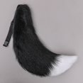 thumbnail image 2 of Accesorios de cosplay de peluche con orejas de bestia grandes hechos a mano, cola de bestia, accesorios de cola de zorro, accesorios de cola de lobo, 2 of 4