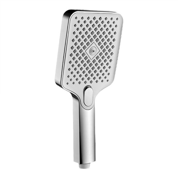 Elainilye Shower Head Handheld High Pressure 3-Spray Square Nozzle with 1.5m Hose for Enhanced Water Flow and Bathroom Use