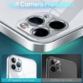 thumbnail image 3 of Crystal Clear Case for iPhone 11 Pro, [Not Yellowing] [Camera Protection] [Military Grade Drop Tested] Transparent Shockproof Protective Phone Case Soft Silicone Slim Cover, 5.8 inch, Silver, 3 of 15
