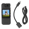 thumbnail image 1 of 1.54 inch wearable camera, 240x240 color screen, 4K video recorder, motion detection, loop recording function, 1 of 4