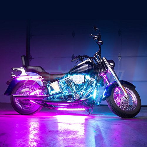 Buy LEDGlow 16pc Advanced Million Color SMD LED Motorcycle Light Kit