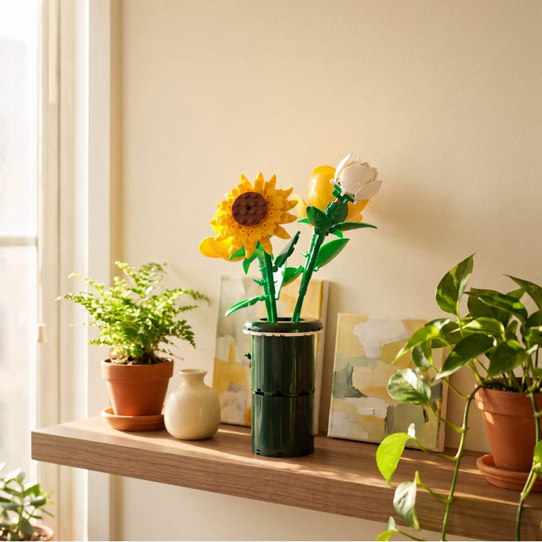 Brickcraft Bricktanicals Floral Deco Vase Building Kit photo 5