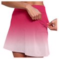 thumbnail image 2 of Tennis Skirts for Women Built-In Gradient Color Running Skorts with Pockets Tummy Control Slim Fit Summer Shorts for Women 2025,Hot Pink,5XL, 2 of 6
