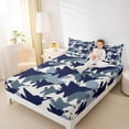 thumbnail image 4 of jejeloiu Camouflage Queen Sheet Sets,Blue Airplane Aircraft Bed Set For Boys Kids 4 Pieces, 4 of 7