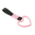 thumbnail image 1 of SPRING Heart shaped Car Electrostatic Strap Decorative Hanging Ring Rear Bumper Ring black+light pink, 1 of 1