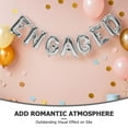 thumbnail image 3 of unbranded 1Jgo Globos De Foil Plateado Engaged Para De Fiesta Y Para Fotos, 3 of 8