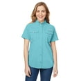 thumbnail image 2 of Columbia Women's PFG Bahama Short Sleeve Shirt 139655 - Clear Blue Size S, 2 of 3