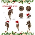 thumbnail image 2 of DolliBu Santa Seahorse Stuffed Animal Plush Toy - Super Soft Wild Animal Dress Up with Red Santa Claus Outfit, Cute Wildlife Gift, Holiday Christmas Gift - 12 Inches, 2 of 6