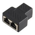 thumbnail image 1 of 1 à 2 Câbles Réseau Ethernet RJ45 Adaptateur de Fiche Répartiteur, 1 of 6