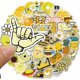 thumbnail image 2 of Girl's Yellow Cute Water Bottle Stickers 50 PCS Waterproof Laptop Aesthetic Stickers for Teens Kids, 2 of 4