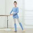 thumbnail image 7 of Byoo Kids Girl's Ballet Sweater Pants Outfits Knitted Soft Warm Up Active Pullover 2Pcs Set, 7 of 7