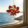thumbnail image 5 of 2D Flat Acrylic Maple Leaf Suncatcher, Stained Glass Fall Leaf Hanging Ornament, Autumn Window Pendant, Thanksgiving Wall Decor, Harvest Leaf Decoration, Seasonal Indoor Home Ornament, 5 of 5