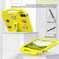 thumbnail image 5 of Kids Cover Case for Onn 12.1 Inch Pro Tablet 2024 (100146663), EVA Dropproof Handle Kids Friendly Rugged Lightweight Child Case for Onn 12.1 Inch Pro Tablet 2024, Yellow, 5 of 8