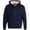 Navy, variant on Mens Work Hoodie Sherpa Fleece Lined Heavy Duty Zip Up Work Sweatshirt for Men