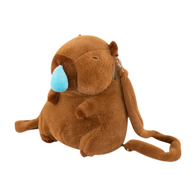 Bolsa de peluche de Capybara Bolsa de animales de dibujos animados para el festival mochila para adultos