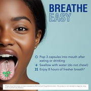 Beyond Breath Breath Freshening Capsules, Fresher Breath From Inside-Out, Lasts Up To 8 Hours, Parsley & Mint Oils, 50 Capsules
