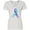 AA-White, variant on Inktastic Suicide Prevention Ribbon with Blue and Purple Hearts Women's V-Neck T-Shirt