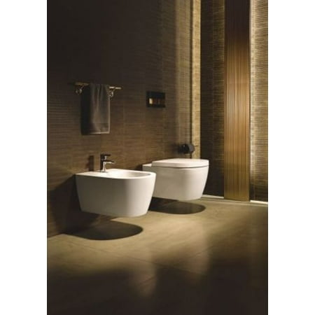 Duravit Toilet Bowl Duravit 2529090092 Starck 1.6 GPF Single Flush Elongated Toilet Bowl Only - Less Seat and Tank ()