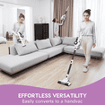 thumbnail image 4 of MOOSOO Cordless Vacuum Lightweight Stick Vacuum Cleaner for Carpet Hard Floor Pet Hair Home, 4 of 9
