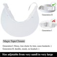 thumbnail image 4 of FL 2PCS Wide Brim Sun Visor Hat Women Large UV Protective Golf Beach Cap, 4 of 7