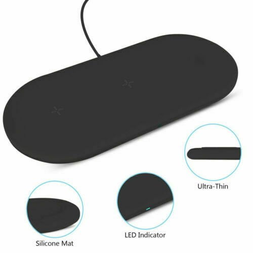 3 in 1 Fast Wireless Charger Pad Compatible for Apple Watch iPhone 12 Airpods
