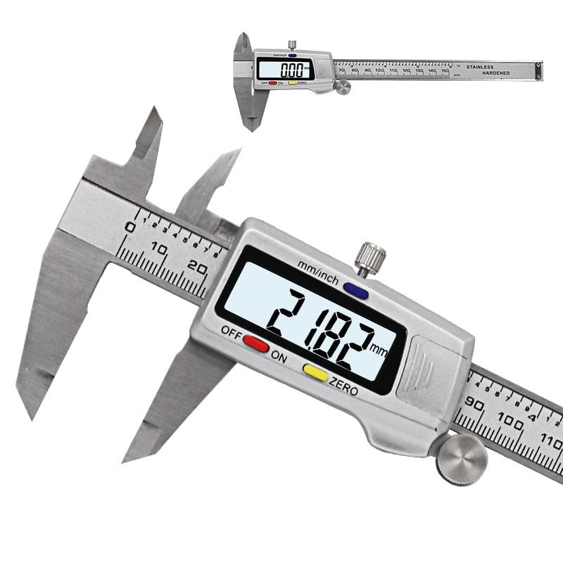 Measuring Tool Stainless Steel Digital Caliper 6" 150mm Instrument