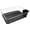 Black, variant on Chrome Plated Metal and Plastic Counter Top Drying with Plastic Tray and Cutlery Holder Dish Racks