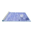 thumbnail image 2 of Ahgly Company Machine Washable Indoor Rectangle Oriental Blue Industrial Area Rugs, 8' x 12', 2 of 4
