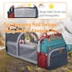 thumbnail image 2 of Mochila para pañales Astro Alan Baby con cambiador, color rojo, 2 of 7