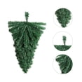 thumbnail image 2 of DIY Christmas Upside Down Tree Bare Tree Indoor Wall Green PVC Decorative Tree Christmas Wall Decoration (Green Naked Upside Down Tree-45cm (50 Heads)), 2 of 12