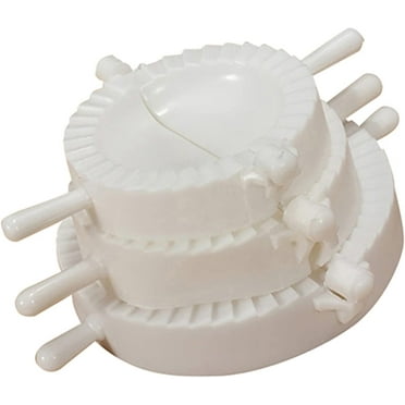 3Pcs Plastic Empanada Press Ravioli Mold Pierogi Dumpling Maker Wrapper Pastry Dough Cutter Kitchen Accessories Kitchen Utensils White