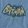 thumbnail image 2 of Batman Classic Tv in Color Women's T Shirt, Carolina Blue, X-Large, 2 of 6