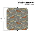 thumbnail image 2 of Kdxio Dachshund Dog Bird Funny Coasters,4 Pcs Leather Coasters,Housewarming Gifts,Protect Furniture from Water Marks Scratch and Damage, 2 of 8