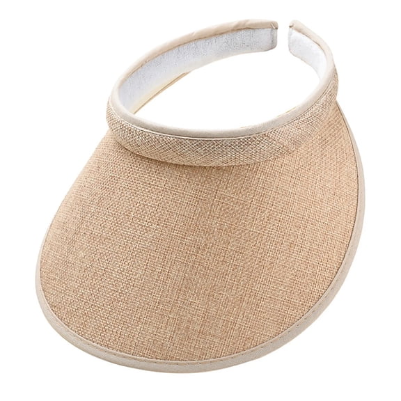 TELOLY Large Wide Brims Sun Hats for Women Fashion Summer Beach Visor Hats for Women Sun Protection Outdoor Travel Hat Cap