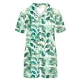 thumbnail image 5 of Levmjia Womens Pajama Set 2 Piece Cotton Short Sleeve Sleepwear Loungewear Soft Comfortable Summer Nightwear Relaxing Casual Pajamas with Pants, 5 of 6