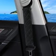 thumbnail image 2 of Protector para cinturón de seguridad de coche, cojín extraíble para cinturón de seguridad, 2 almohadillas de viaje cómodas para asiento de coche para adultos y niños (negro), 2 of 5