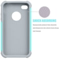 thumbnail image 4 of iPhone SE Case, iPhone 5S Case Cover, iPhone 5 5S SE 5SE Case Shock Absorbing Hybrid Defender Rugged Cover Skin Shell Hard Plastic Outer & Rubber Silicone Inner, 4 of 4