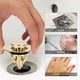 thumbnail image 2 of Cateissary Tapón de desagüe universal emergente Tapón de desagüe del fregadero Tapa de desagüe de la bañera Accesorios de baño Oro Cateissary HA008208-02B, 2 of 6