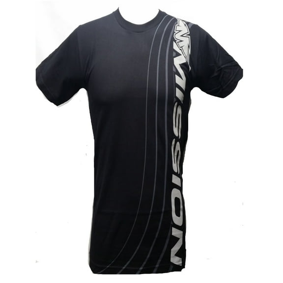 Mission Black Clinger Senior Short Sleeve Tee Shirt, Small