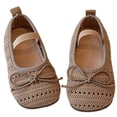 thumbnail image 2 of Toddler Sandals for Girls, Summer Shoes for Kids, Breathable Bow Casual Everyday Wear Comfortable Lightweight Baby Girl Closed Toe Shoes, 2 of 7