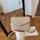 thumbnail image 1 of Bolso bandolera pequeño de lujo 2025, nuevo bolso de mano para mujer, de gran capacidad, moderno, retro, sencillo, bandolera, pequeño bolso cuadrado para mujer, 1 of 5