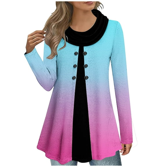 Pohista Crewneck Sweatshirts Women Shirts Trendy Vneck Long Sleeve Shirt Fall Tops for Plus Size Women 2025 My Items