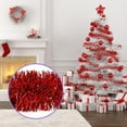 thumbnail image 4 of KUCASI 33 Feet Blue Tinsel Garland Christmas Foil Tinsel Garland Decoration Metallic Wall Hanging Banner for Christmas Tree Birthday Party Decorations, 4 of 5