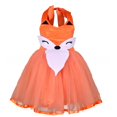 thumbnail image 1 of Traje de zorro Vestido de niña Disfraz de espectáculo de cosplay de Halloween, 1 of 4
