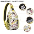 thumbnail image 2 of Funny Cow Print Sling Backpack, Highland Cow and Buffalo Pattern Crossbody Bag, Rustic Farm and Farmhouse Style for Cow Lovers, 2 of 6