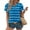 Blue, variant on Pohista Casual Tops for Women Tshirts Shirts for Women Cropped Ladies Tops and Blouses Work Wear Womens Blouses Dressy Casual Short Sleeve my items ordered
