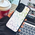 thumbnail image 4 of Único y elegante: Funda para teléfono plateada colorida y esmerilada de doble capa con ilustración divertida para iPhone 15 Pro Max 14 13 12 Pro 11: ¡la máxima protección!, 4 of 4