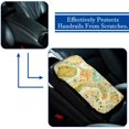 thumbnail image 5 of Landscape Printed Furry Soft 12.5x8.2 Inch Car Armrest Cover Accessory, 5 of 6